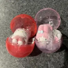 サンリオ カラフルカラビナマスコットチャーム ハローキティ　マイメロディ