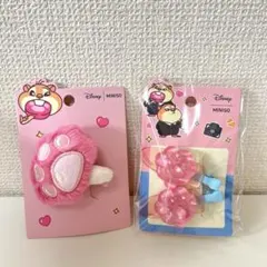 ズートピア ヘアクリップ セット MINISO 中国限定 　ハムスター社長　肉球