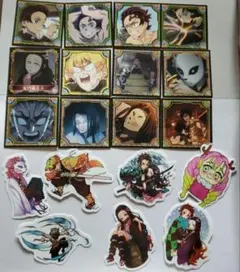 鬼滅の刃 シール烈伝4 炭治郎 善逸 禰豆子 無惨 蜜璃 まとめ売り ステッカー