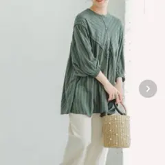 ITEMS URBAN RESEARCH ストライプブラウス