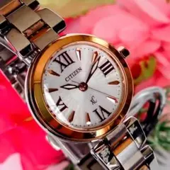 美品 CITIZENシチズン レディース腕時計xCクロスシー ゴールド キュート