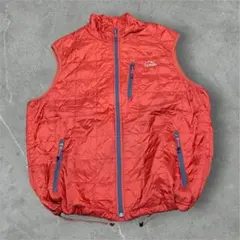 L.L.Bean中綿ナイロンベストXXLドローコード刺繍ロゴPRIMALOFT