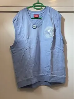 【未使用品】paragraph パラグラフ　ニットベスト　ブルー　フリーサイズ 未使用品】paragraph パラグラフ ニットベスト ブルー