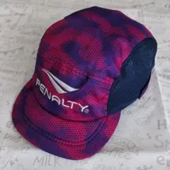PENALTY ピンクカモフラージュキャップ サッカー　ジュニア