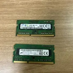 ノートPC用メモリ 4GB 2枚セット 計8GB