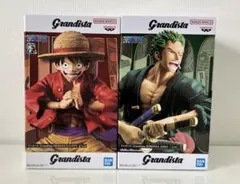 ワンピース Grandista ルフィ ゾロ フィギュア2体セット - メルカリ