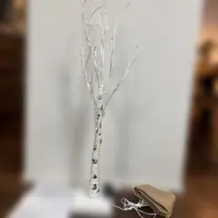 ホワイト ブランチツリー 卓上 クリスマスツリー