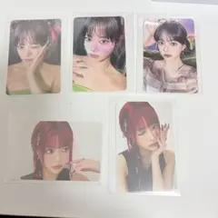 ルセラフィム ウンチェ CRAZY トレカ 5枚 k-pop 韓国 アイドル
