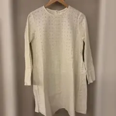 Pual ce cin 長袖花柄レース　チュニック