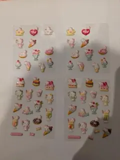 SANRIO サンリオ KITTY キティ ぷっくりスイーツ 平成レトロ シール