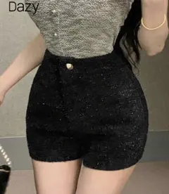 shein dazy レディース 26828001 ツイード ラメ ショーパン