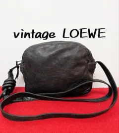 美品 極希少！ロエベ LOEWE アナグラム ショルダーバッグ ブラック レア