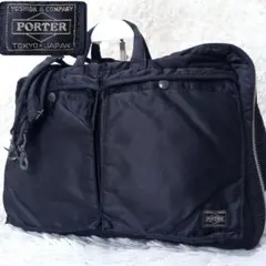 ●良品●　PORTER　TANKER　3way　リュック　ビジネスバッグ　黒