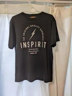 インスピリット（INSPIRIT） ブラック Tシャツ　Мサイズのサムネイル