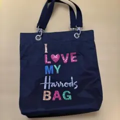 ハロッズ　スパンコール　トートバッグ　Harrodsのサムネイル