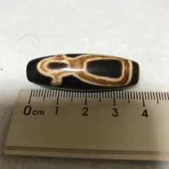 超激レア珍品‼︎ 古代老礦石　龍六眼天珠 超激レア珍品‼︎ 古代老礦石 太極天珠 龍眼・赤瑪瑙銀線