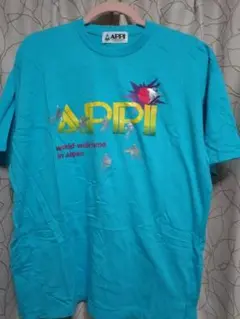 安比高原 APPI オリジナル Tシャツ L スリット入り レトロ 当時物