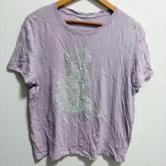 Hurley 半袖 Tシャツ 【L】薄紫 薄紫 古着 トラ タイガー