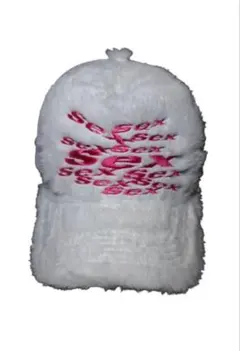 帽子 Sex fur cap pink archive y2k oops Sex fur cap pink archive y2k oops - メルカリ