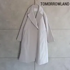 TOMORROWLAND 内キルティング ロングコート E82