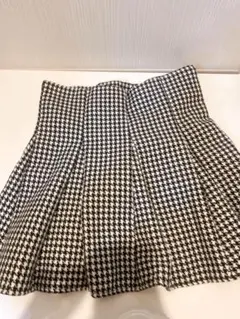 ハイウエスト 千鳥柄スカート