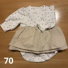 【美品】Blackcloset ドット柄フリルワンピース