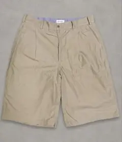 steven alan ショートパンツ コットンリネン ベージュ 日本製 Lのサムネイル