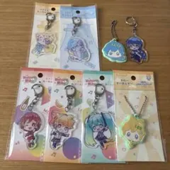 プロジェクトセカイ プロセカ 百均 アクリルキーホルダー ラバーストラップ