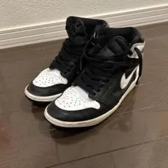ナイキ エアジョーダン1 レトロ ハイ OG ブラック/ホワイト