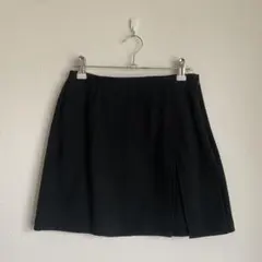 GU ローウエスト起毛スリットミニスカート Sサイズ