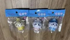 ちいかわ　ソフビインテリアマスコット　3つセット