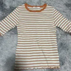 【爆断捨離中！】niko and ...ボーダー半袖Tシャツ L