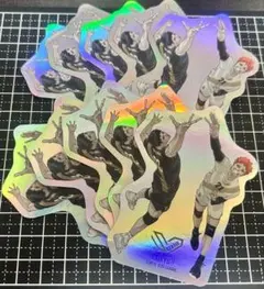 【ハイキュー‼】 ＳＶリーグ オーロラシャインステッカー 日向影山 10枚セット