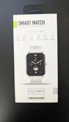 【新品未開封】GREEN HOUSE GH-SMWA-SV スマートウォッチ