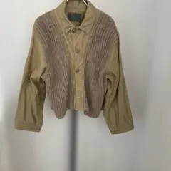 R.H. Vintage ロンハーマン　ニットジャケット　ベージュ　カシミア