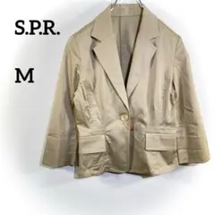 S.P.R. ベージュ テーラードジャケット M ビジネスカジュアルb137③