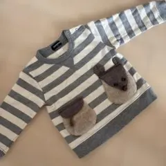 klädkåp りすポケット トレーナー 90cm