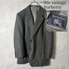 ～90s vintage Burberry 2B ウール　テーラード PM215