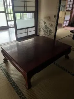大特価‼️ 最終値下げ‼️ 引き取り限定‼️ 鎌倉彫り‼️ 座卓‼️ 正方形