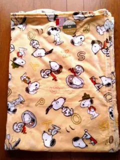 【新品未使用】スヌーピー 毛布 シングル140センチ200センチふわふわ起毛大判