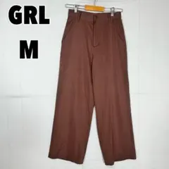♥GRL♥ グレイル M センタープレスストレートパンツ