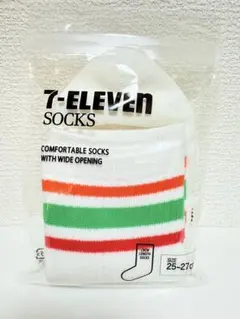 7-ELEVEN ストライプソックス 25-27cm