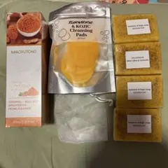 大特価　ターメリック＆コジック酸洗顔セット　おまけ石鹸4個付き