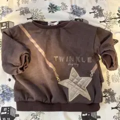 美品　ブラウン トレーナー