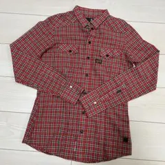 G-STAR RAW チェックシャツ レッド Sのサムネイル