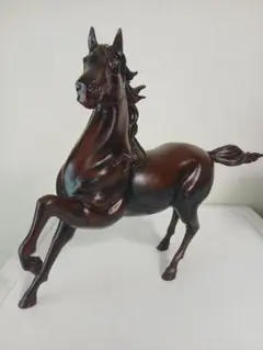 馬 跳ね馬 置物 ブロンズ？ 鋳鉄？ 舶来品 アンティーク 骨董品 珍品