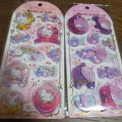 国内正規品　ハローキティ　マイメロディ ウォーターインシール　サンリオ
