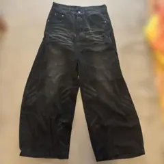 ブラックバルーンデニム