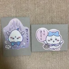 ちいかわ　てんしとあくま　ステッカー　ハチワレ