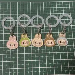 めじるしチャーム　アンブレラマーカー　アクリルキーホルダー　ラブブ